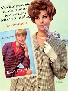 Original MODE  Prospekt , BADER, vom März  1966,  4-Seiten, Schmuck, Kleidung, - Bild 1 von 3
