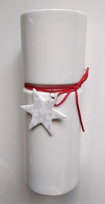 VILLEROY & BOCH V&B Modern Christmas Vase hoch 28 cm weiß NEU + UNBENUTZT in OVP - Bild 1 von 4