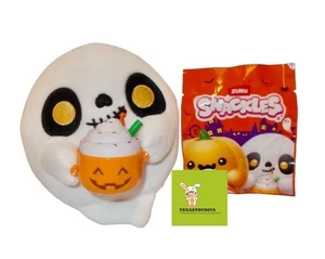 ZURU SNACKLES HALLOWEEN 5" Raven The Ghost With Pumpkin Cappuccino Spooky 2025 - Picture 1 of 4