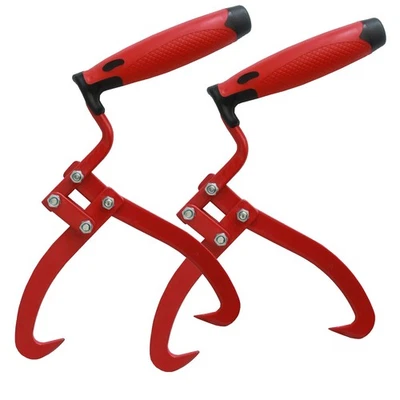 2x Handpackzange Packzange Handhebehaken Sappie Holzgreifer Forstzange Heber - Bild 1 von 4
