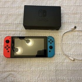 Nintendo Switch 32GB Handheld Console - Neon Red/Neon Blue