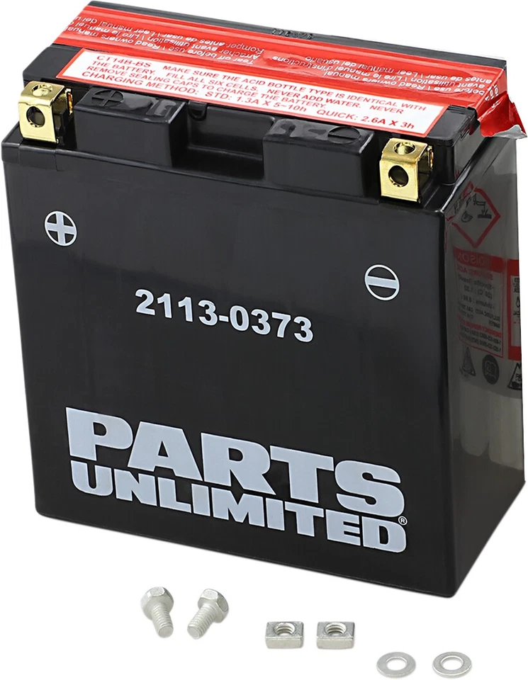 Parts Unlimited AGM Maintenance Free Battery 12V YT14B-BS #YT14B-BS - Image 1 of 1