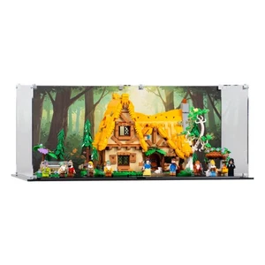 Acrylic  Display Case  for LEGO® Snow White and the Seven Dwarfs' Cottage 43242 - Picture 1 of 10