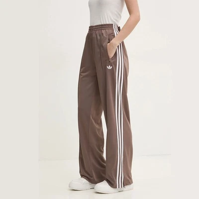 adidas Originals Damen Firebird Loose TP Damen Sporthose Trainingshose Braun