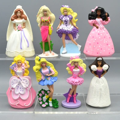 Полный набор из 8 винтажных игрушек Barbie от McDonalds 1991 Mattel Happy Meal - Изображение 1 из 4