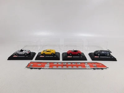 4x Schuco H0 1:87 Autovettura Porsche Carrera Boxster Lamborghini Top + Teil-Ovp - Immagine 1 di 4