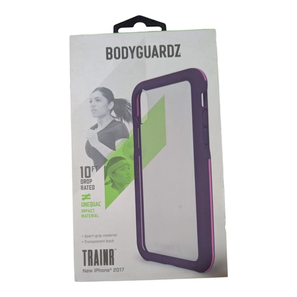 N2. Funda guardaespaldas para Apple iPhone X (2017) - Rosa/Púrpura Foto 1 de 1