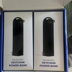 2Pack Boundless Key Chain Power Bank Mobile Charger Color Purple - Picture 1 of 1