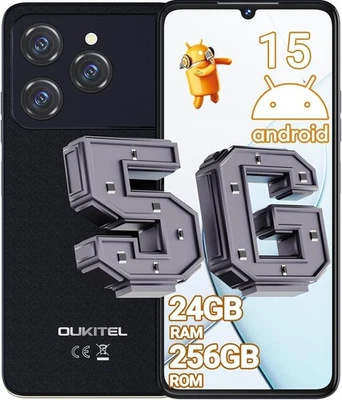 OUKITEL C6 6.8" 5G Mobile Phone Android - 256GB 24GB -Face ID Dual Sim Unlocked - Image 1 of 4