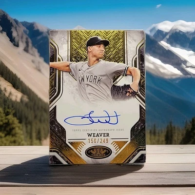 2025 Topps Tier One Люк Уивер с АВТОГРАФОМ 156/249 NY YANKEES - Изображение 1 из 2