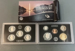 2019 Silver Proof Set w/ COA – 10 Coins – 1.54 oz w/ COA - Picture 1 of 2
