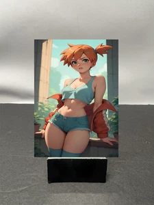 Misty Waifu Anime Custom Art Trading Card NSFW AVAILABLE W5063 - Picture 1 of 2