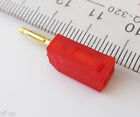 Optional Qty Mini 2mm Gold Pin Radioshack Stackable Banana Plug Male 5 color Lot