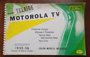 Wallace's Telaides 1952-56 MOTOROLA TV Schematics/Service Hints/Part Lists - Picture 1 of 6