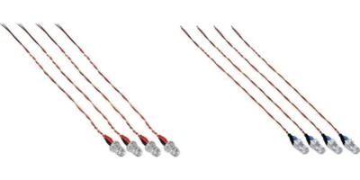 Hubsan X4 Plus H107P Blue and Red LED Light Set Quadcopter Parts - Image 1 of 3