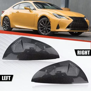 Tapas de cubierta de espejo retrovisor de fibra de carbono estilo M izquierda+derecha para 19-25 Lexus IS ES RC LS UX - Imagen 1 de 8