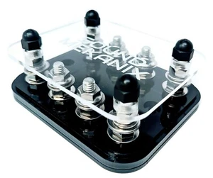 Soporte para fusibles de acrílico compacto cuádruple (4 puntos) hecho en EE. UU. - Imagen 1 de 3