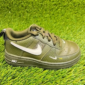 Nike Air Force 1 LV8 Utility Verde Blanco Niños Talla 9C Zapatos Atléticos Tenis - Imagen 1 de 10
