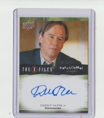 X Files UFOs and Alien Edition Paranormal Autograph Trading Card Dwight McFee  - Image 1 of 3