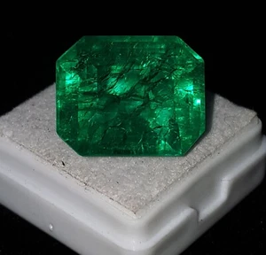Gemas de calidad AA+ colombianas grandes esmeralda natural certificadas de pi... - Imagen 1 de 12