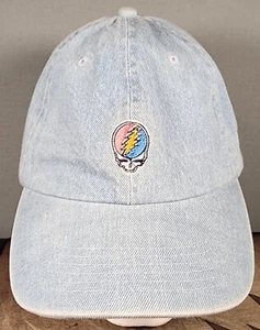 Vintage Grateful Dead Adjustable Strapback Embroidered Steal Your Face Hat Cap - Picture 1 of 8