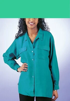 Silk Blouse Luxury weight from £19.95 (2 pockets BHS) - beautiful & sensuous - Image 1 of 3