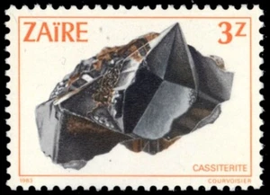 ZAIRE 1107 - Mineral Resources "Cassiterite" (pb68198) - Picture 1 of 1