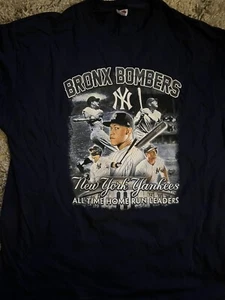 NY YANKEES AARON JUDGE SHIRT XL 62 ALL TIME HOME RUN LEADER BABE RUTH MARIS - Bild 1 von 6