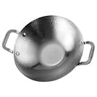 Honeycomb Wok Alcohol Pot Cooking Pans Nonstick Stainless Steel
