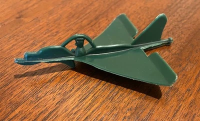 Avión planeador Hong Kong de colección años 60 verde militar con honda de ala lisa tiro Foto 1 de 4