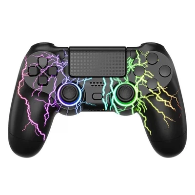 Wireless Controller für PS4/Pro/Slim/PC | RGB LED Beleuchtung | Dual Vibration - Bild 1 von 4