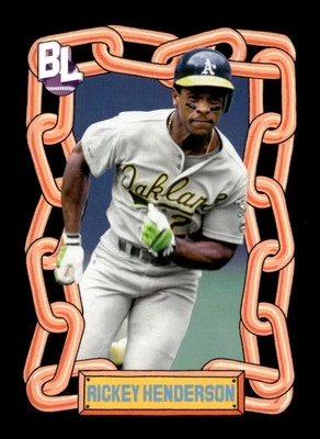 2024 Topps Big League Rickey Henderson #TBL-22 Topps Big Leaguer Athletics - Image 1 of 2