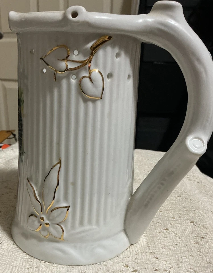 Gerald Porzellan Bavaria Puzzle Stein Or Trick Steins Holes Make It Hard To Drin - Image 1 of 4