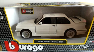 DIE CAST 1988 BMW 3 SERIES M3 - BURAGO SCALA 1/24 - Foto 1 di 1