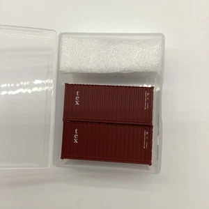InterMountain escala HO 30062-01 Triton ~ contenedor corrugado TCKU 20' paquete de 2 - Imagen 1 de 3