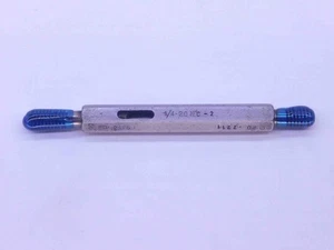 1/4 20 NC 2 MEDIDOR DE ENCHUFE DE ROSCA .25 .250 GO NO GO P.D.'S = .2175 y .2211 UNC-2 - Imagen 1 de 1