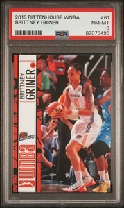 2013 Rittenhouse WNBA Brittney Griner Rookie PSA 8 W25 Registry Phoenix Mercury - Picture 1 of 2