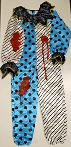 Crazed Clown Costume 9 To 10 Y Fancy Dress for children - ex display - new - Picture 1 of 3