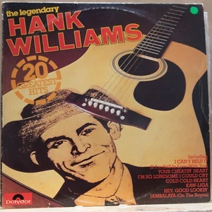 THE LEGENDARY HANK WILLIAMS - LP de vinilo - Polydor - 1978 en muy buen estado envío gratuito (2077) - Imagen 1 de 5