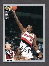 1994-95 Collector's Choice - Clyde Drexler Silver Signature #22