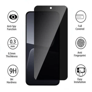 1-3PCS Screen Protector Privacy Tempered Glass For Xiaomi Redmi Note 13 12 11Pro - Picture 1 of 14