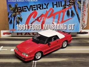 GMP ACME 1:18 1991 FORD MUSTANG GT CONVERTIBLE BEVERLY HILLS COP III AXEL 18998 - Picture 1 of 9