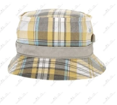 Sombrero cubo a cuadros Gymboree Boys 0-12 meses Surf Rocks nuevo con etiquetas vintage 2011 Foto 1 de 2