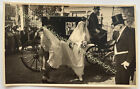 orig. Foto AK um 1940 Kutsche Hochzeit Dame Eupen