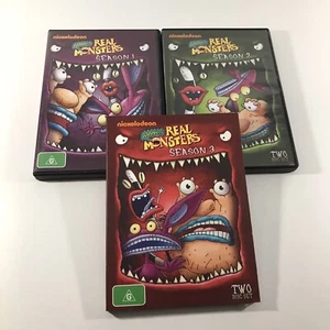 Aaahh Real Monsters Seasons 1-3 DVD Bundle Lot Region 4 PAL Nickelodeon TV - Picture 1 of 15