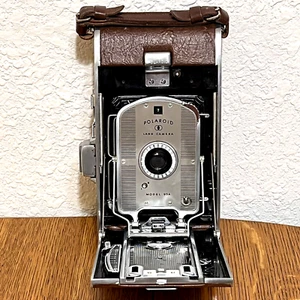 Polaroid Land Camera Model 95A w/Box Light Meter & Manual Vintage Untested - Picture 1 of 12