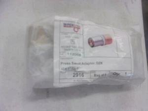 OEM MR PEX PART 2916 LOT OF 5 PRESS SWEAT ADAPTER DZR 1" X 1" - Picture 1 of 1