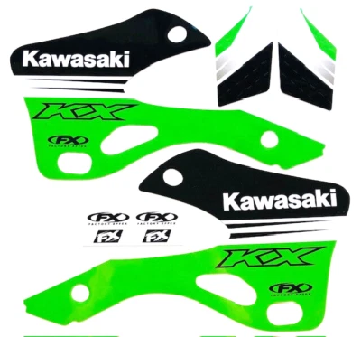 Fábrica Effex SR3 Gráficos Kawasaki KX125 KX250 KX 125 250 99 00 01 02 NUEVO Foto 1 de 2