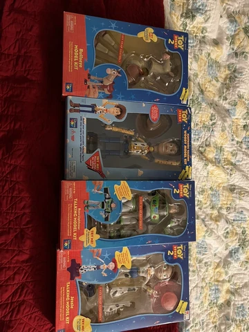 Toy Story Lot - Talking Model Kits - Woody, Buzz, Jessie, Bullseye, Brand New! Cover