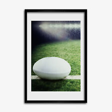 Tulup Picture MDF Framed Wall Decor 40x60cm Image Room Rugby ball